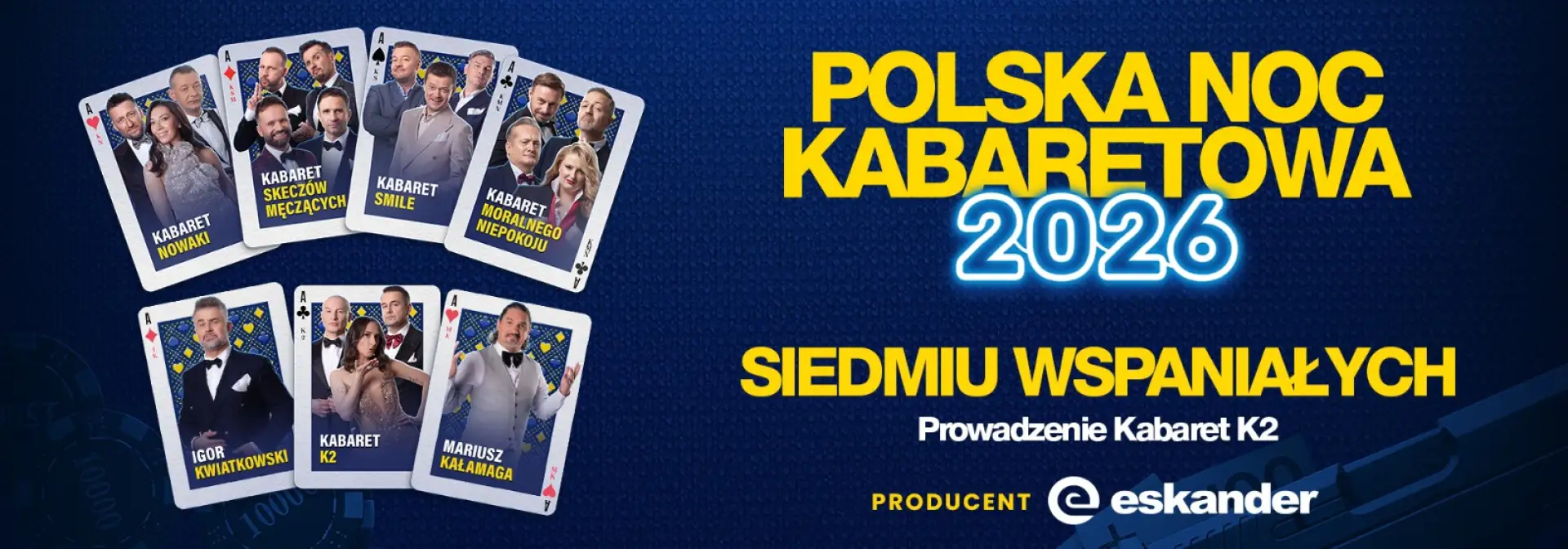 Polska Noc Kabaretowa 2026 – Siedmiu wspaniałych!